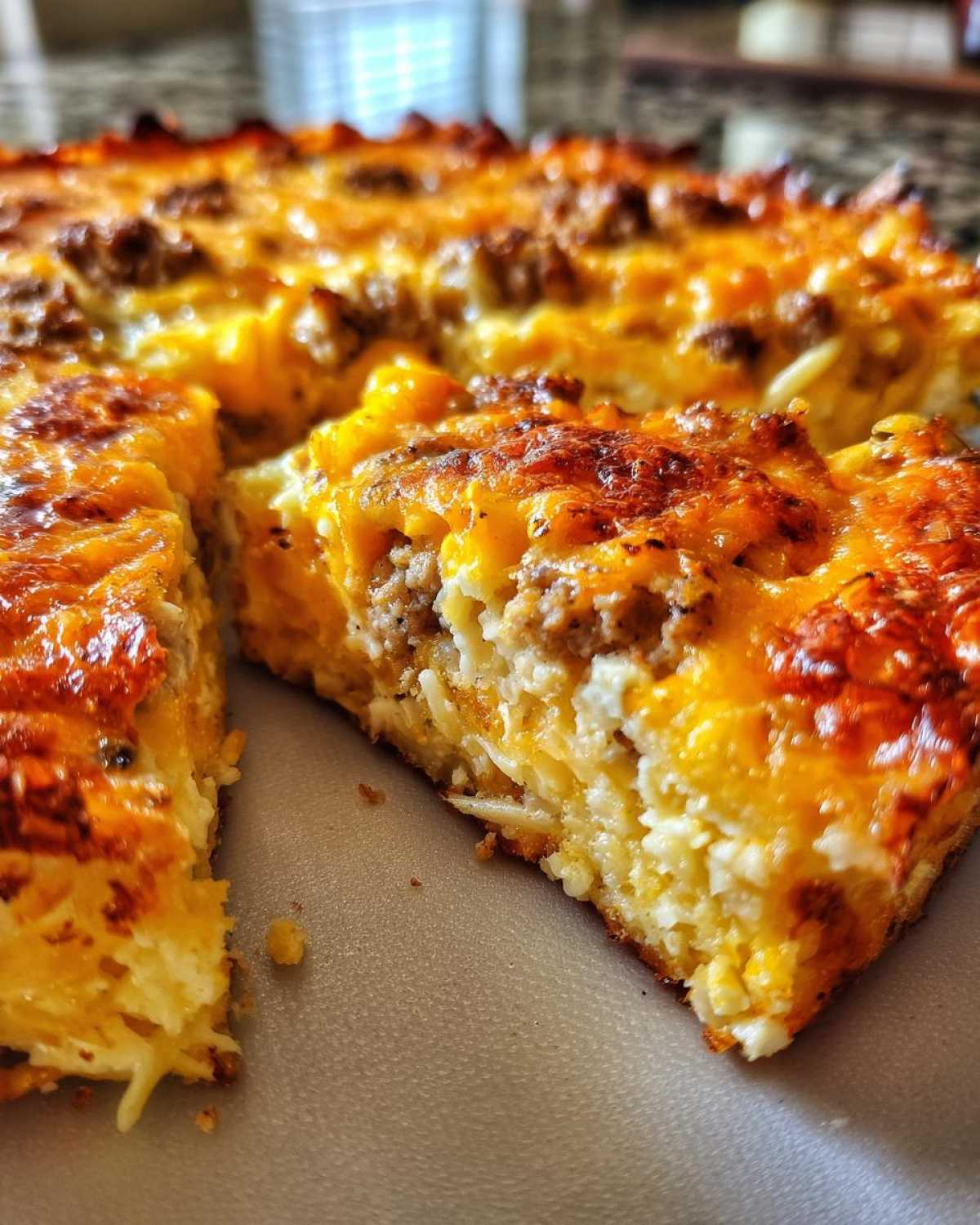 Sausage Hashbrown Breakfast Casserole - detail 1