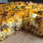 Sausage Hashbrown Breakfast Casserole