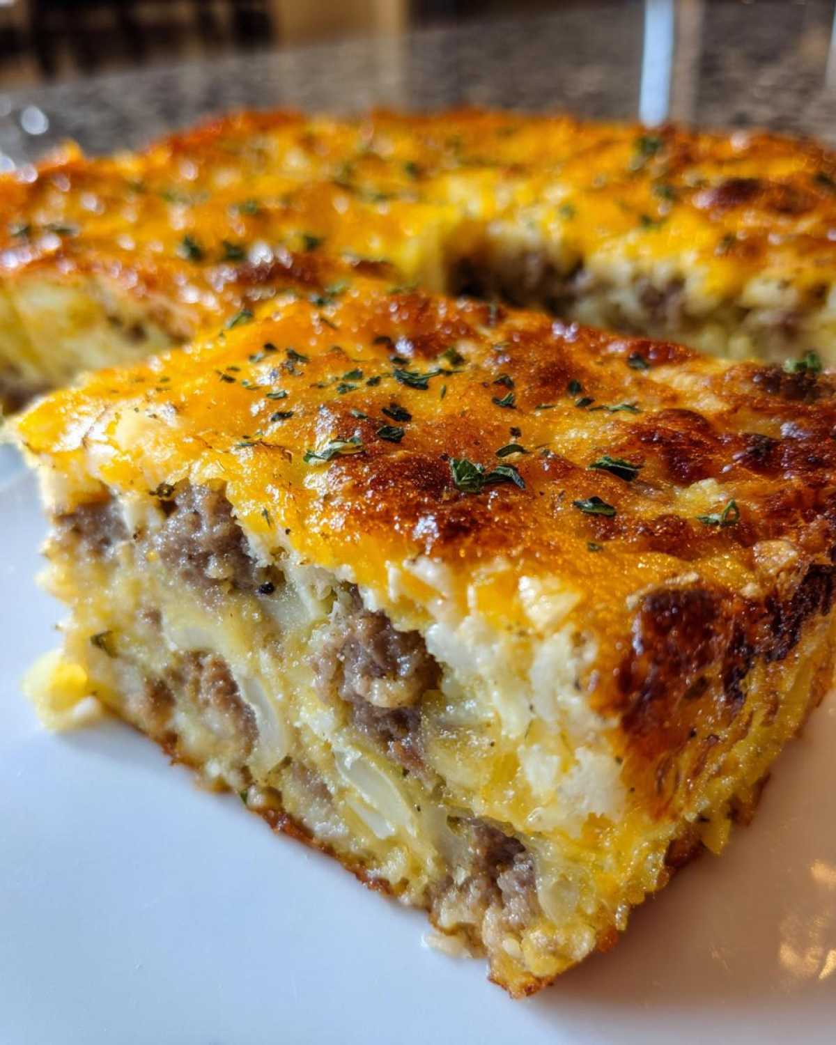 Sausage Hashbrown Breakfast Casserole - detail 2
