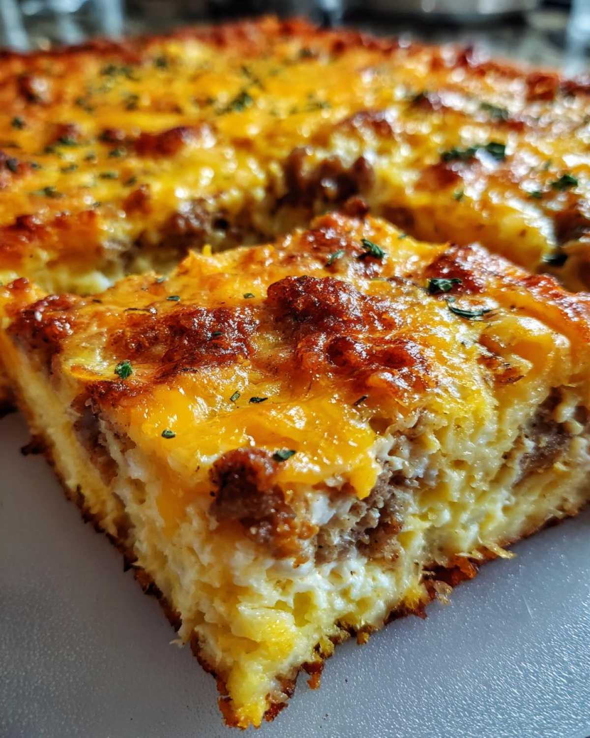 Sausage Hashbrown Breakfast Casserole - detail 4