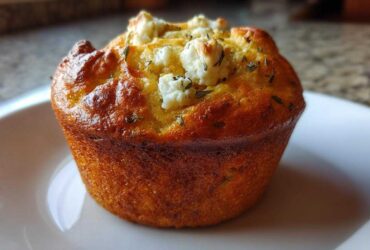 Savory Pumpkin Muffins with Sage and Feta