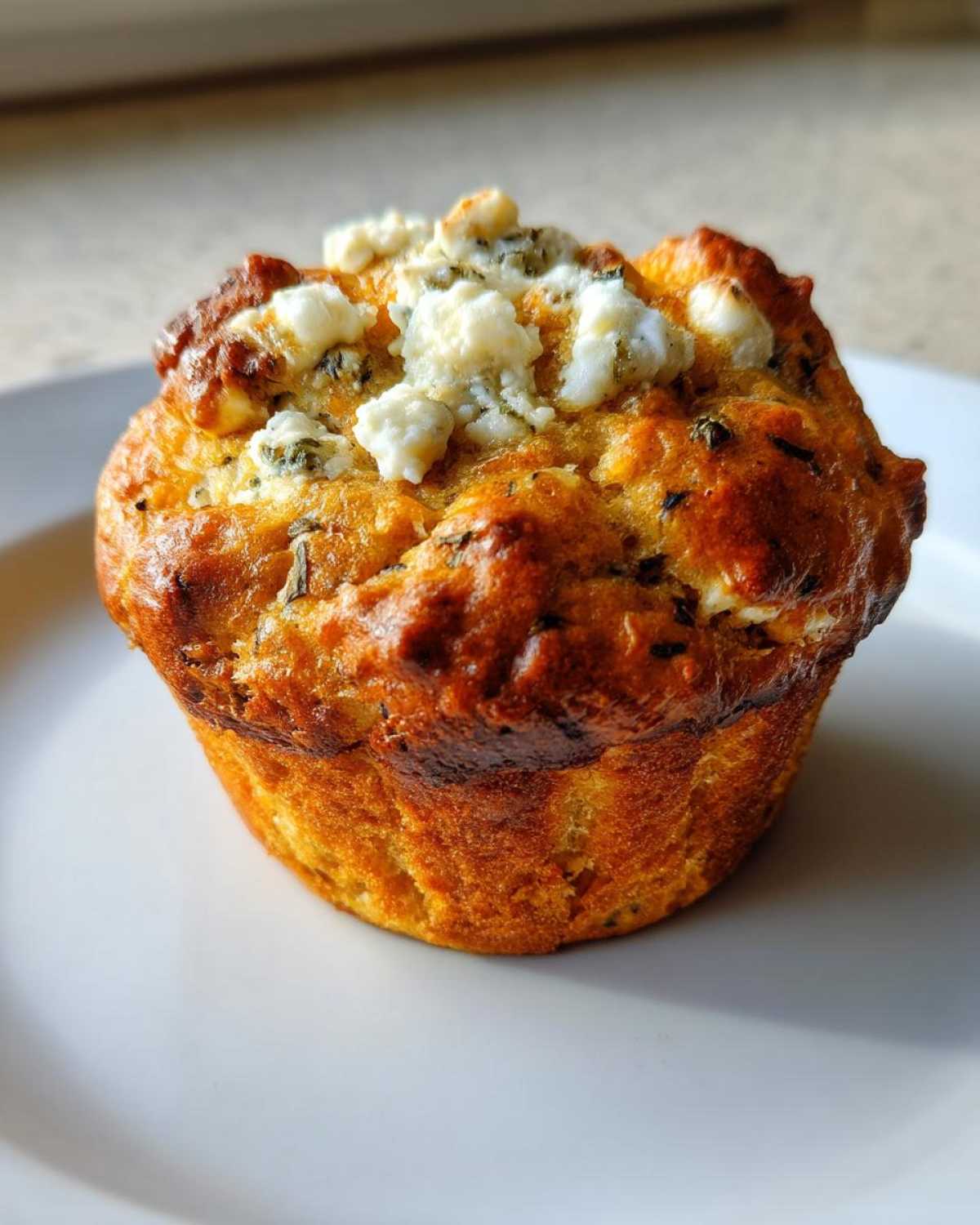 Savory Pumpkin Muffins with Sage and Feta - detail 4