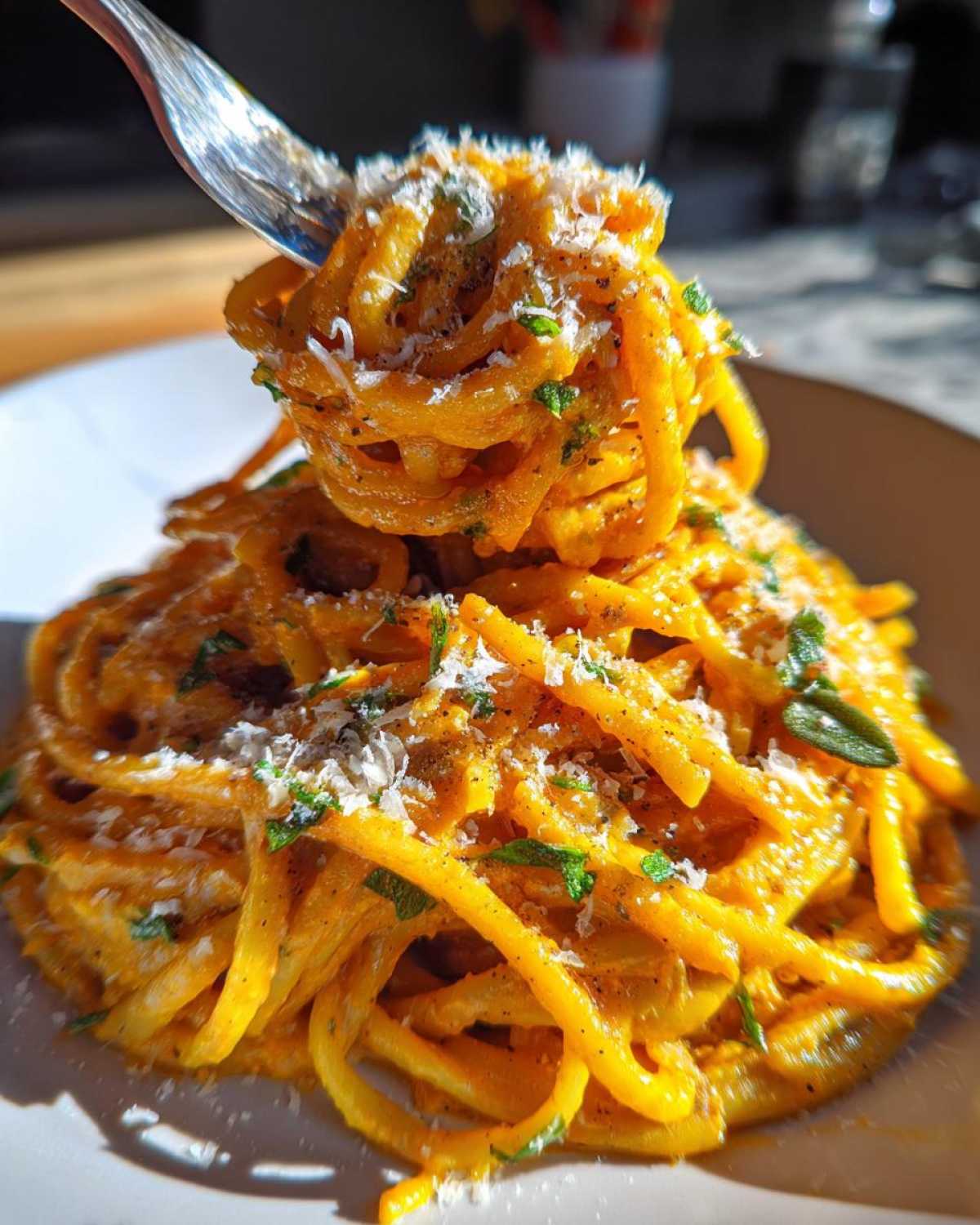 Savory Pumpkin Pasta Sauce - detail 1