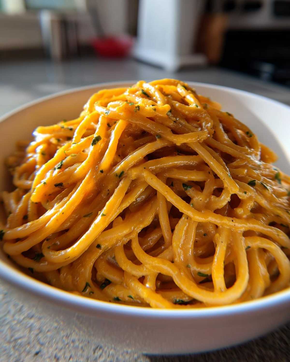 Savory Pumpkin and Sage Pasta Sauce - detail 2