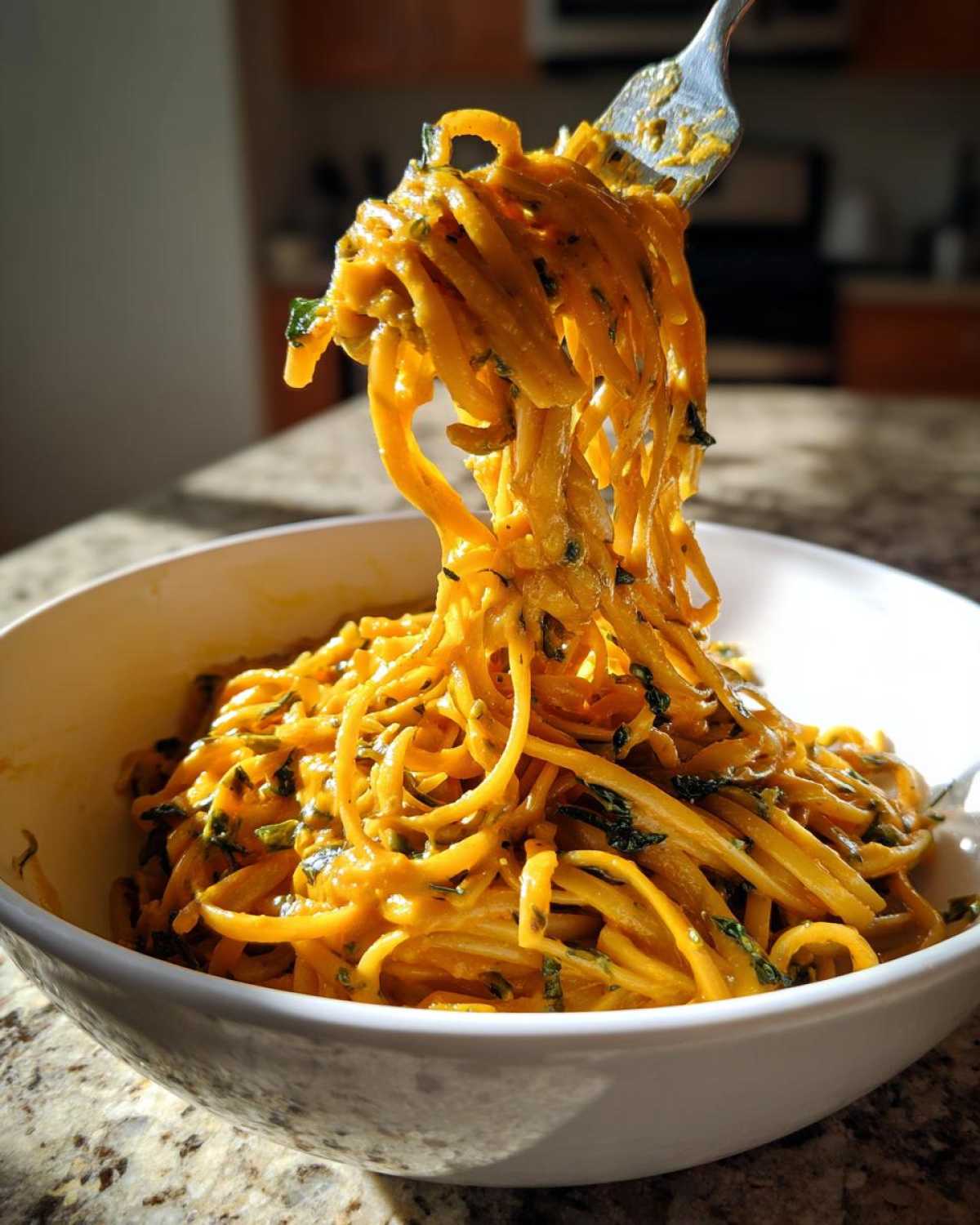 Savory Pumpkin and Sage Pasta Sauce - detail 4