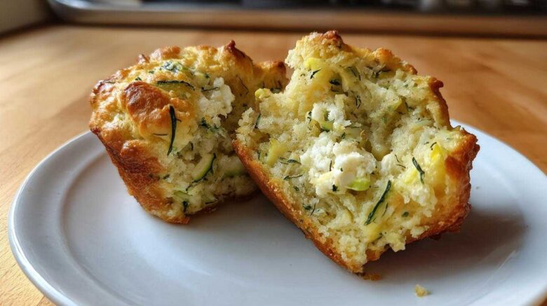 Savory Zucchini and Feta Muffins