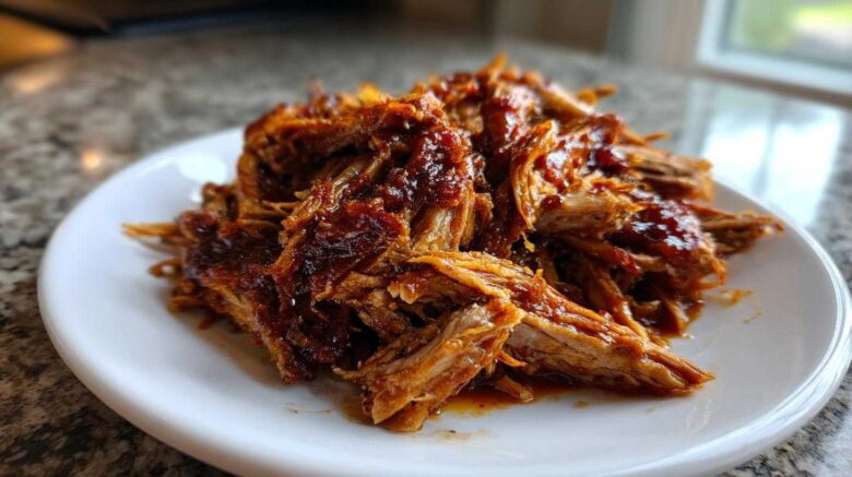Slow Cooker BBQ Pulled Pork Chops