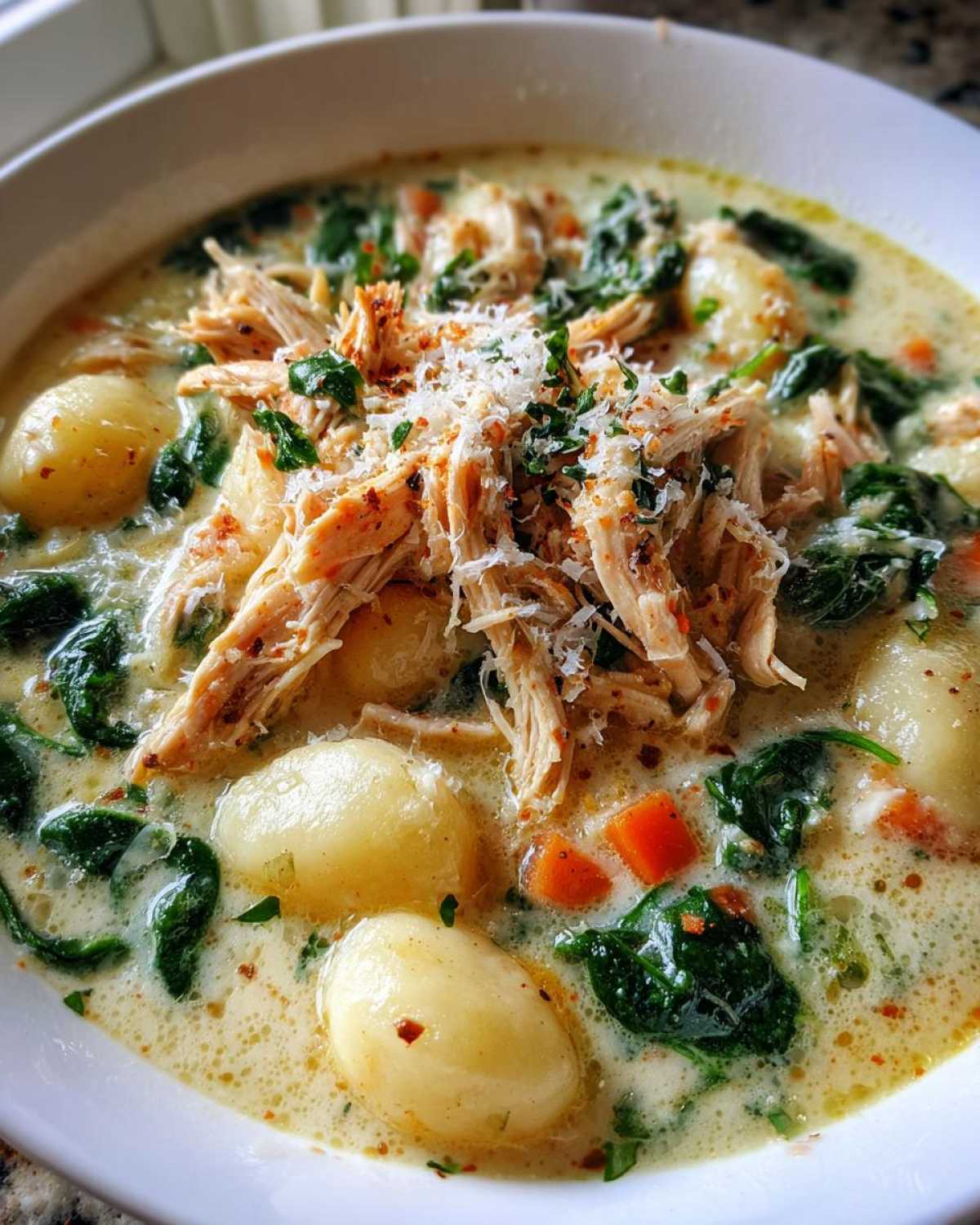 Slow Cooker Chicken Gnocchi Soup (Olive Garden Copycat) - detail 3