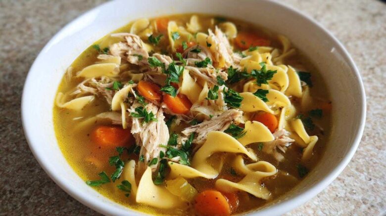 Slow Cooker Chicken Noodle Soup