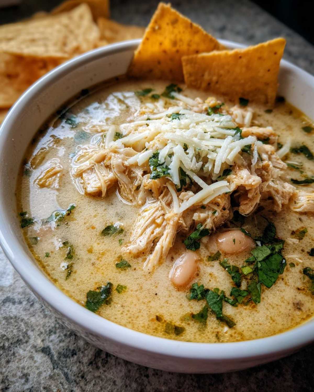 Slow Cooker White Chicken Chili - detail 2