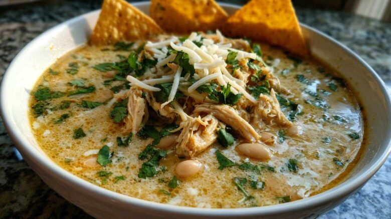 Slow Cooker White Chicken Chili