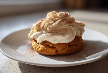 Soft Pumpkin Cookies with Cream Cheese Frosting