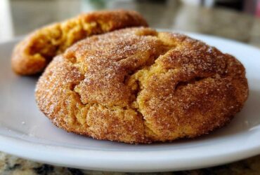 Soft and Chewy Pumpkin Snickerdoodles