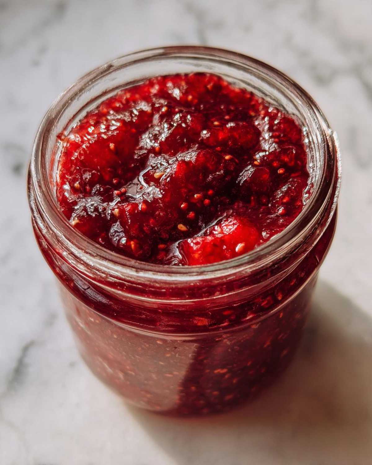 Spiced Cranberry Strawberry Jam (Christmas Jam) - detail 1