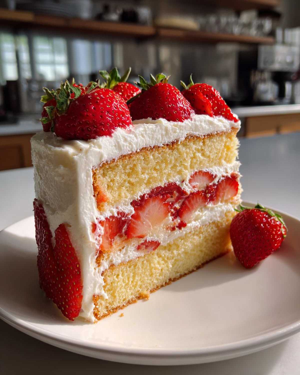 Strawberry Shortcake Layer Cake - detail 2