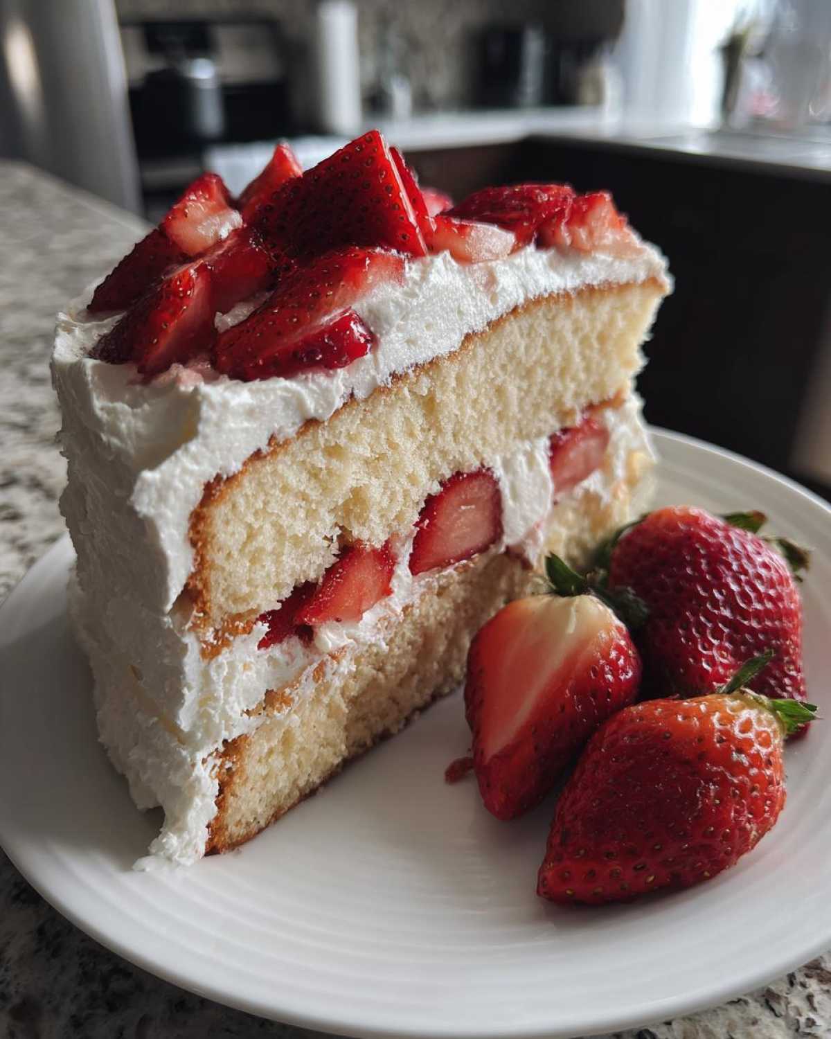 Strawberry Shortcake Layer Cake - detail 3