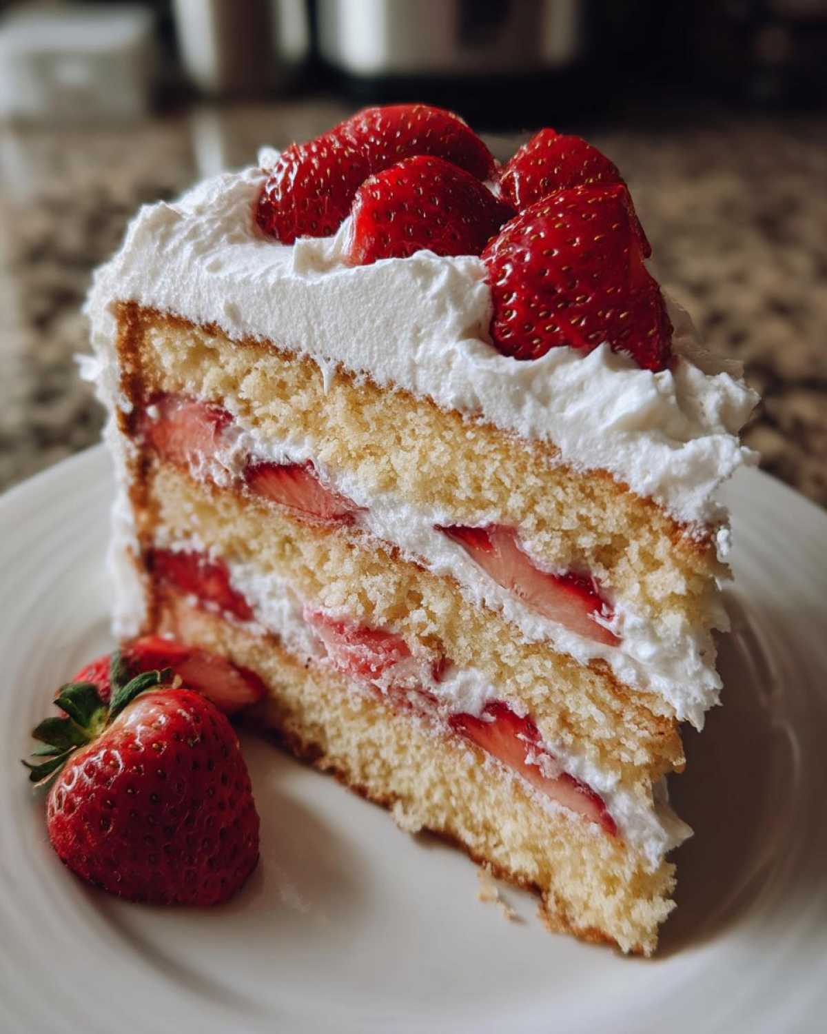 Strawberry Shortcake Layer Cake - detail 4