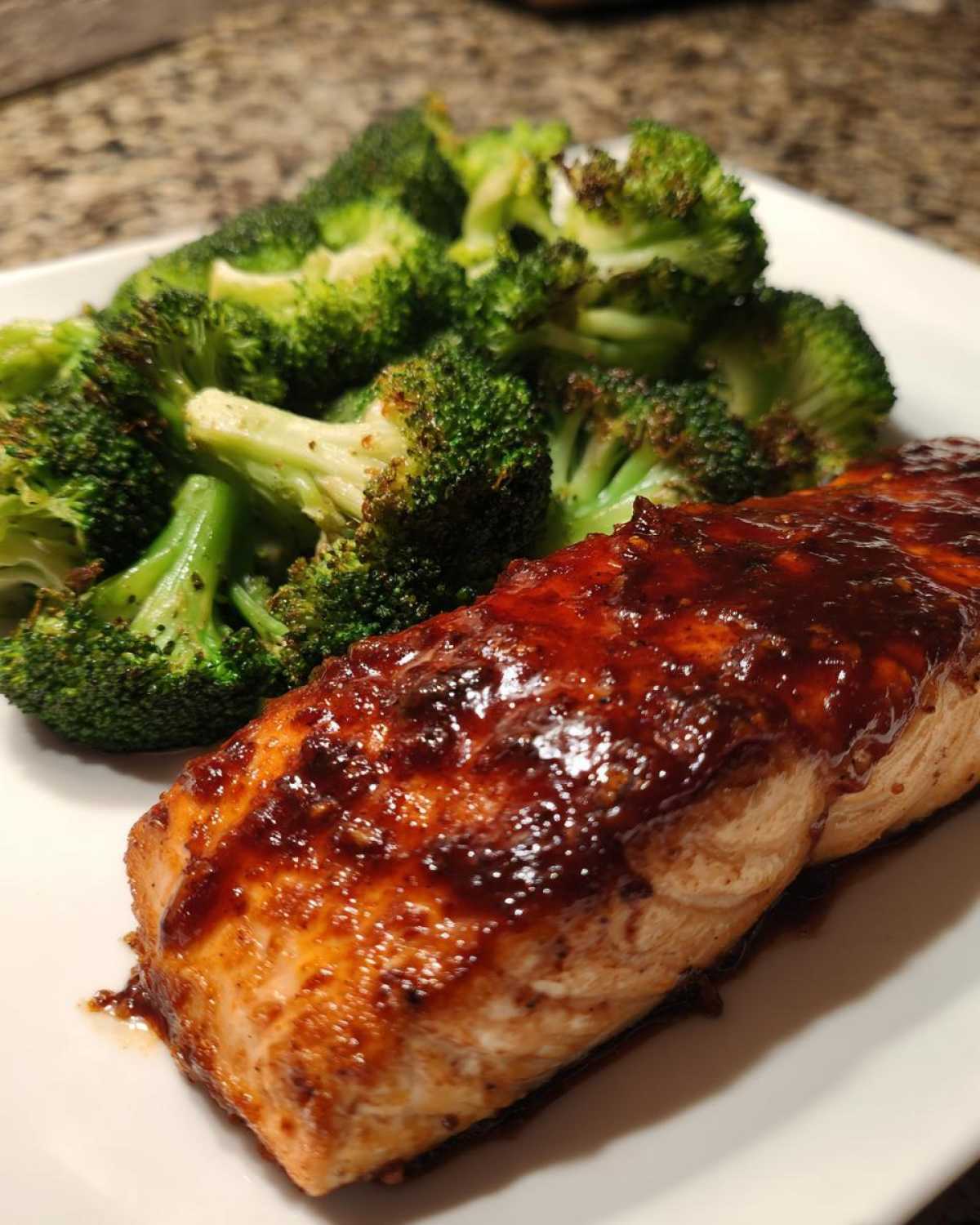 Teriyaki Salmon and Broccoli Sheet Pan Dinner - detail 1