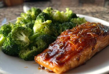 Teriyaki Salmon and Broccoli Sheet Pan Dinner