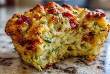 Zucchini Pizza Muffins