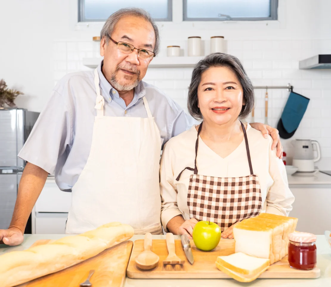 Kenji & Amaya in the kitchen