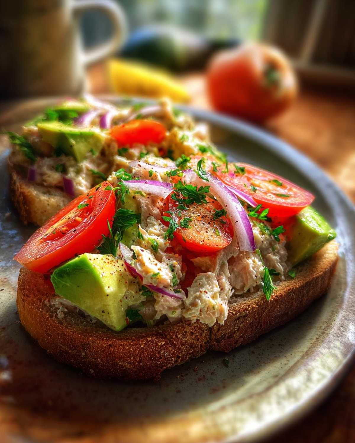 Avocado tuna salad - detail 2
