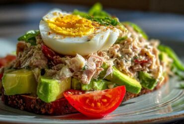 Avocado tuna salad