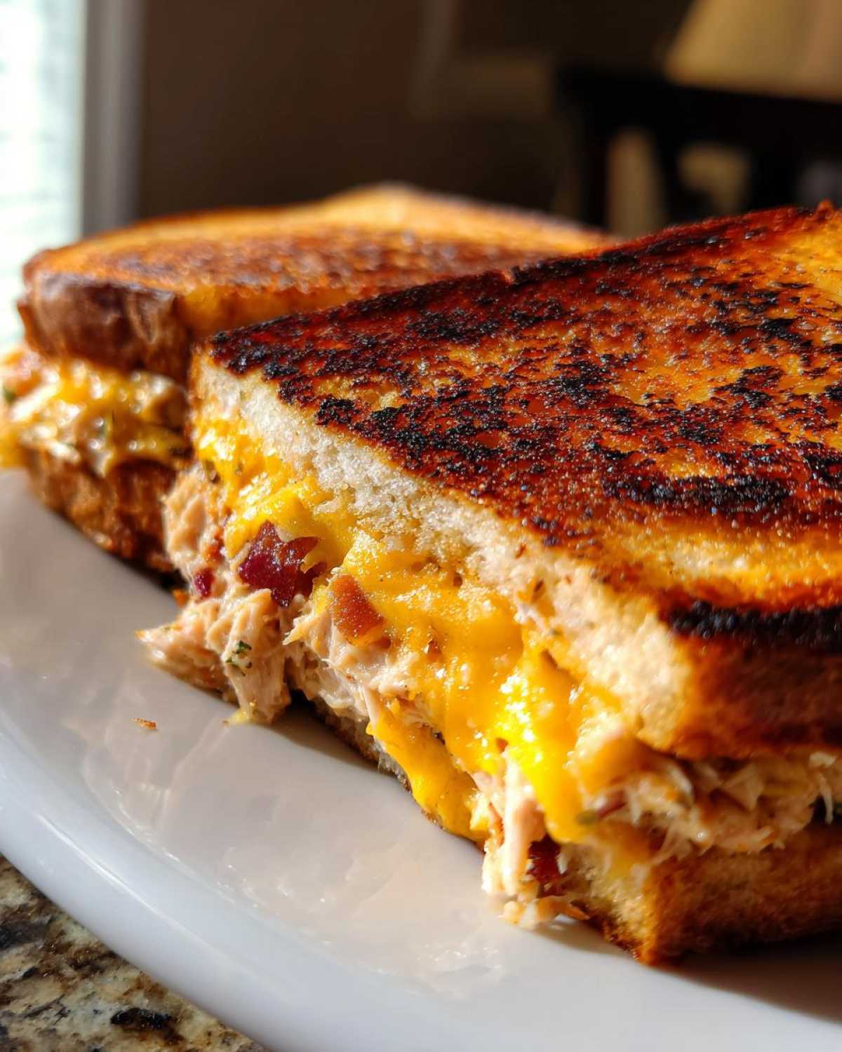 Bacon tuna melt - detail 1