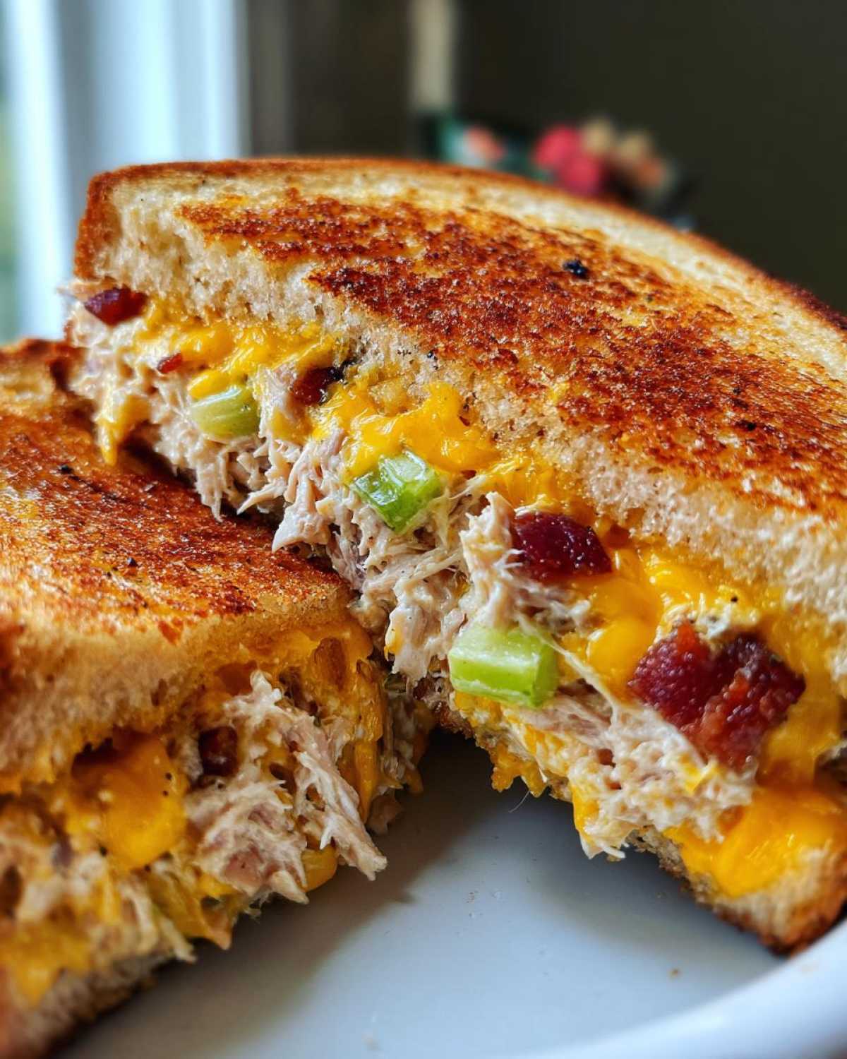Bacon tuna melt - detail 2