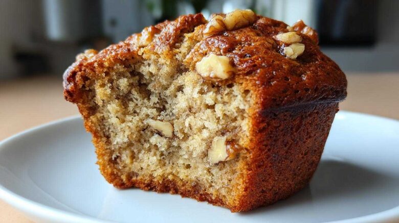 Banana walnut muffins