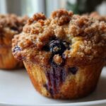 Blueberry streusel muffins
