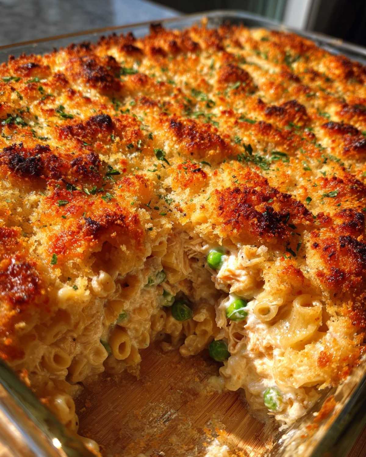 Cheesy tuna noodle casserole - detail 4
