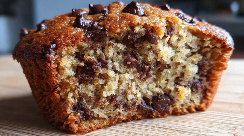 Chocolate chip banana muffins