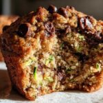 Chocolate chip zucchini muffins