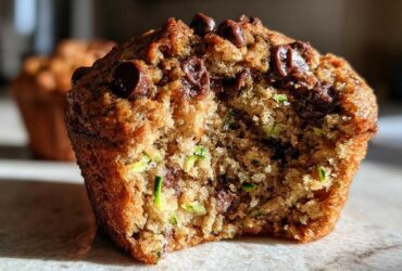 Chocolate chip zucchini muffins