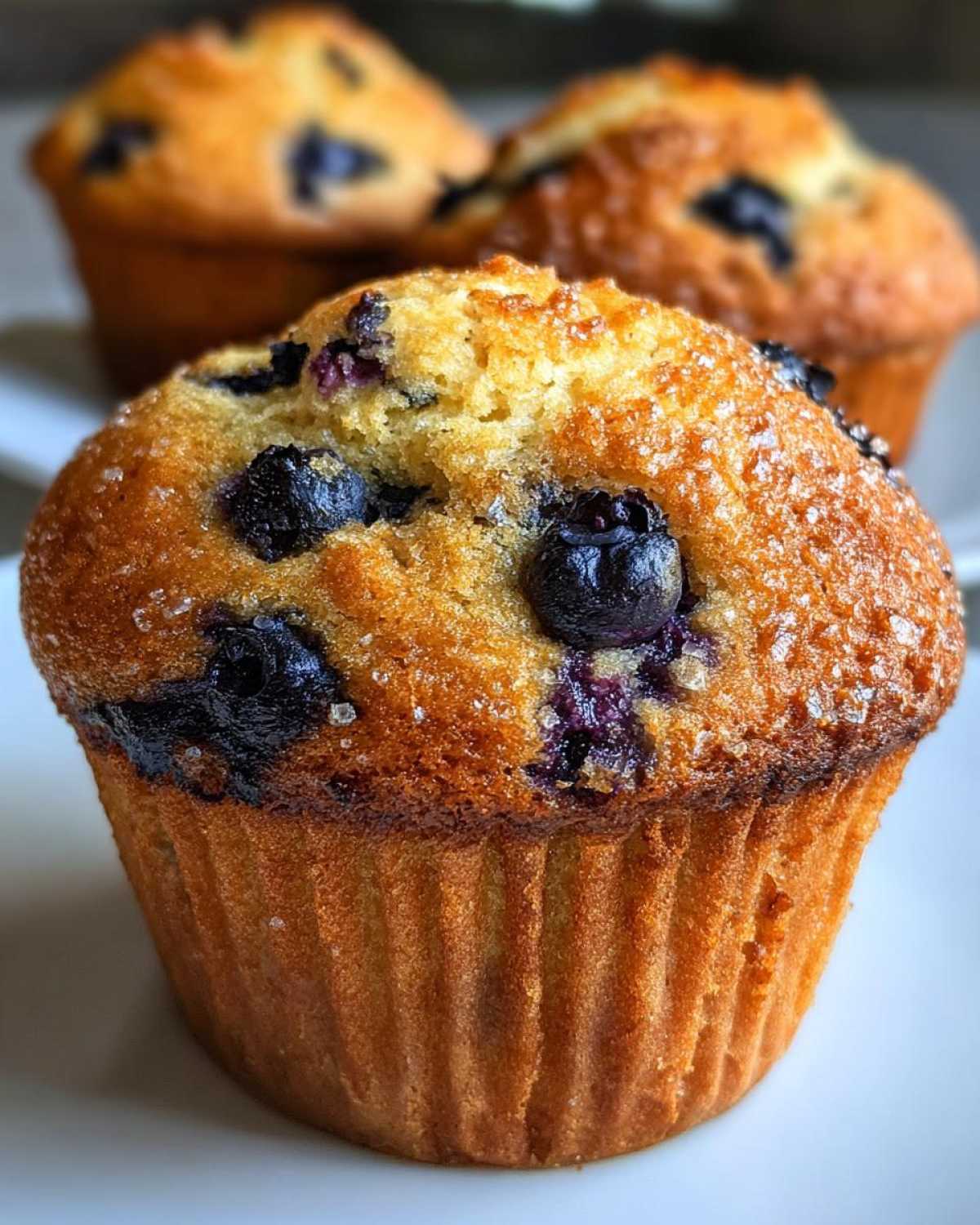 Classic blueberry muffins - detail 2