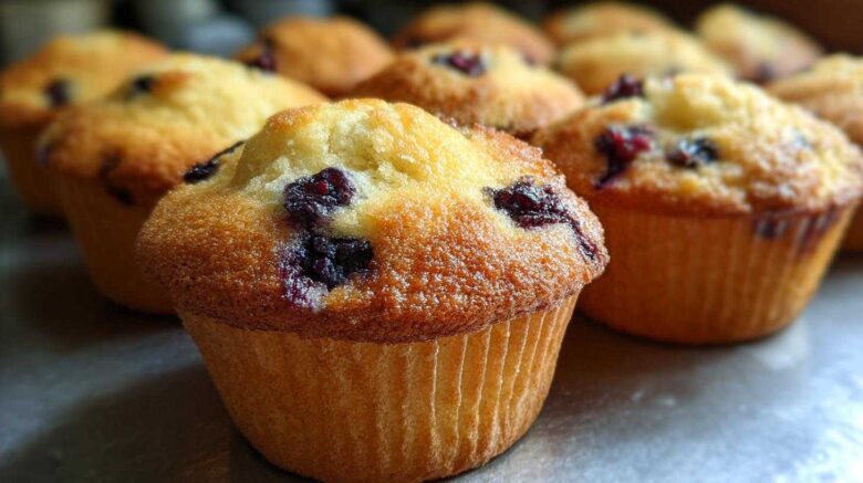 Classic blueberry muffins