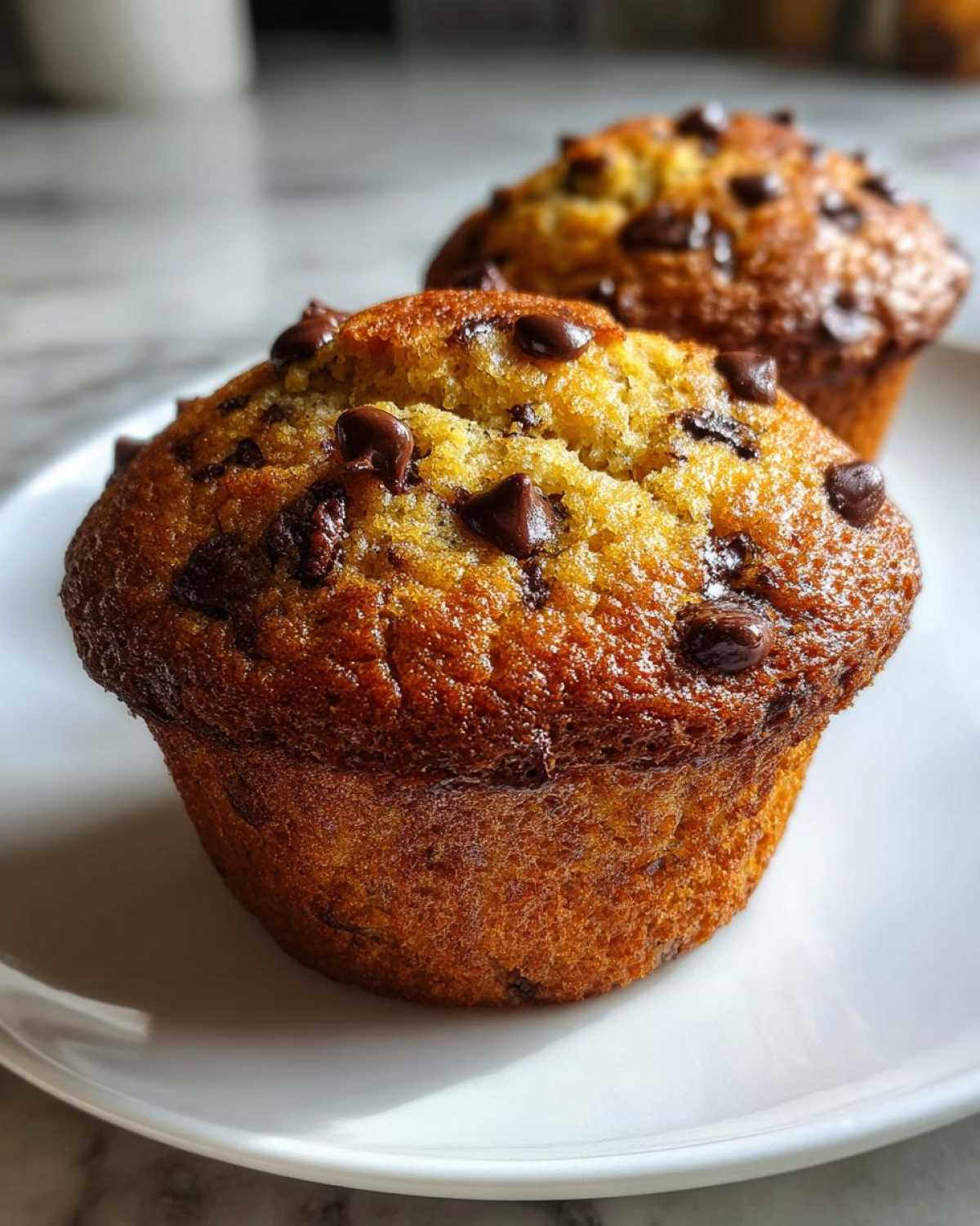 Classic chocolate chip muffins - detail 4