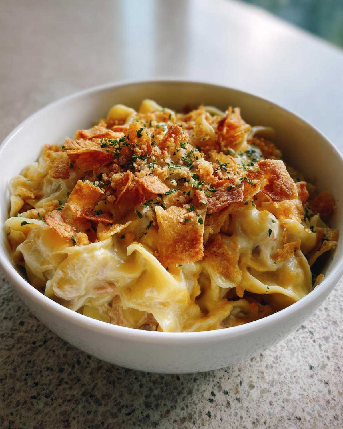 Classic tuna noodle casserole - detail 3