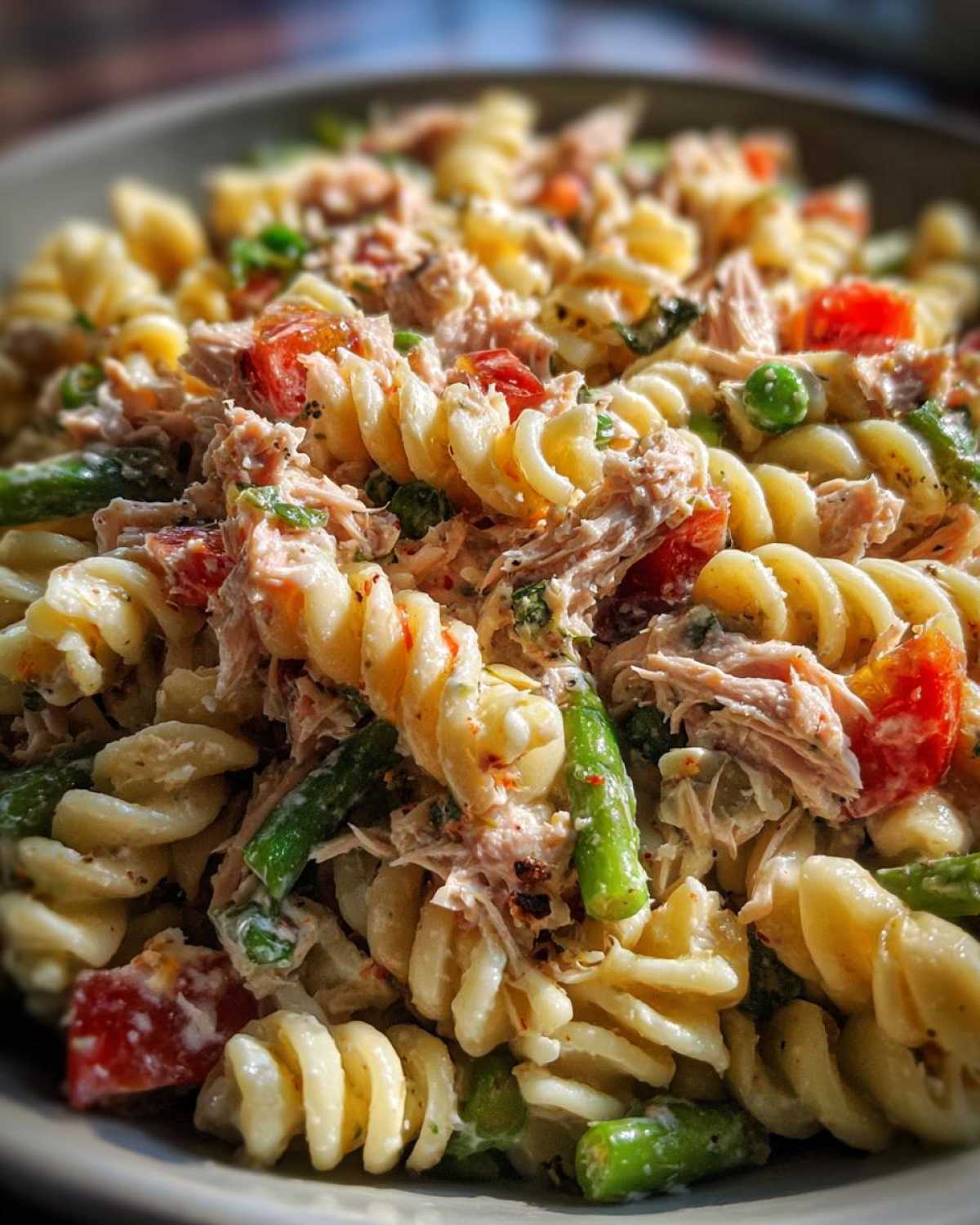 Classic tuna pasta salad - detail 2