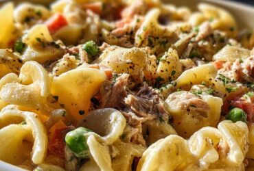 Classic tuna pasta salad
