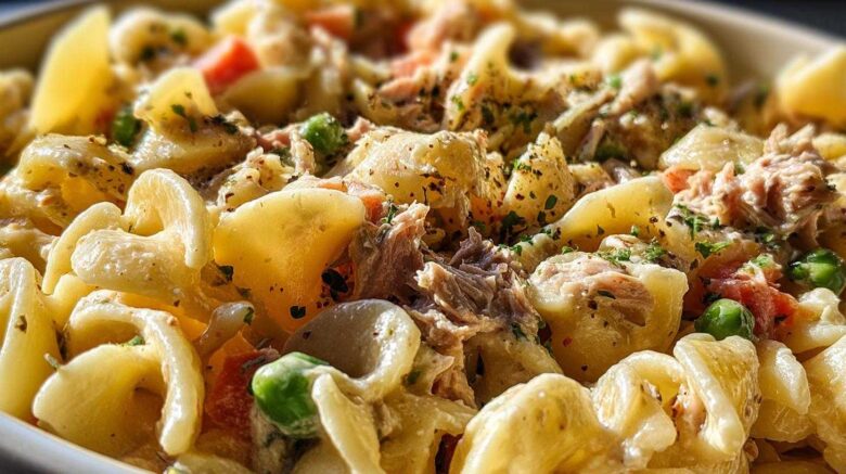 Classic tuna pasta salad