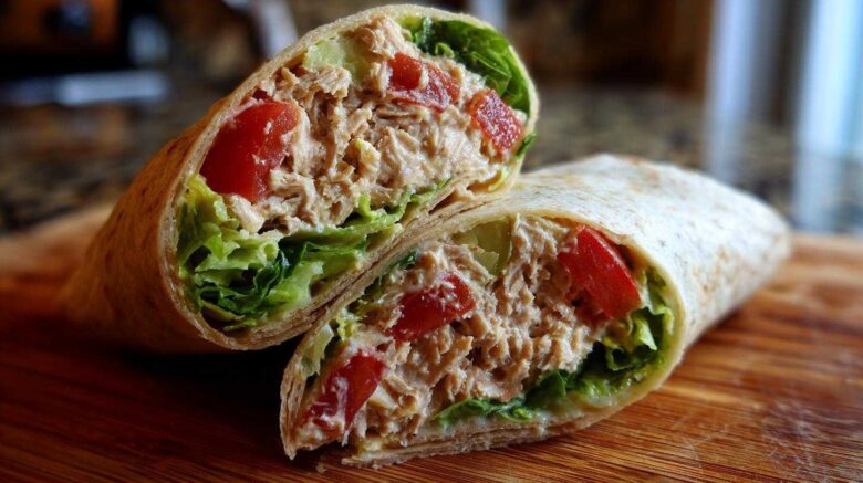 Classic tuna wrap
