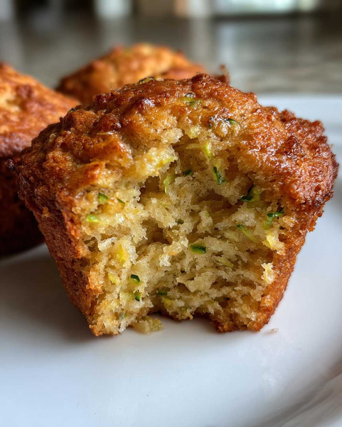 Classic zucchini muffins - detail 1