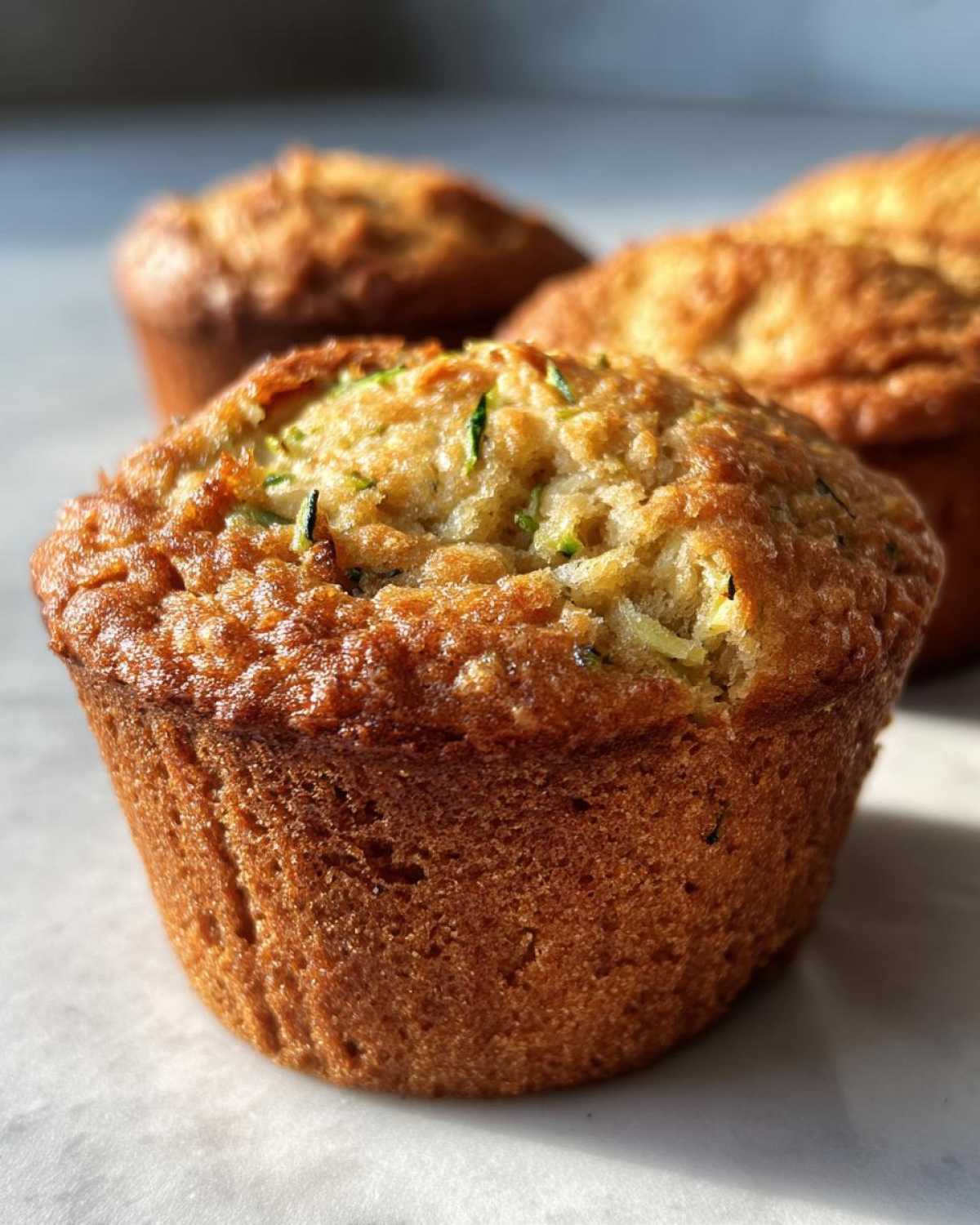 Classic zucchini muffins - detail 2