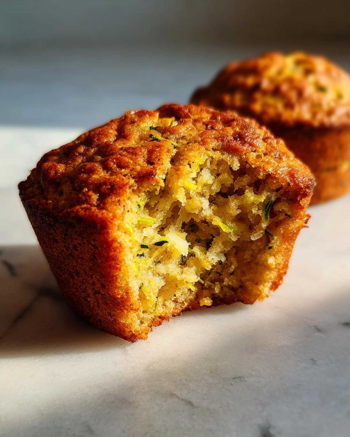Classic zucchini muffins - detail 4