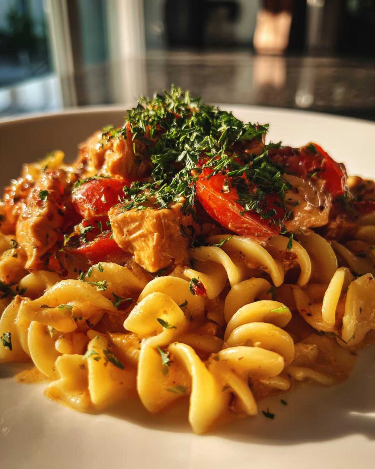 Creamy tuna pasta - detail 1