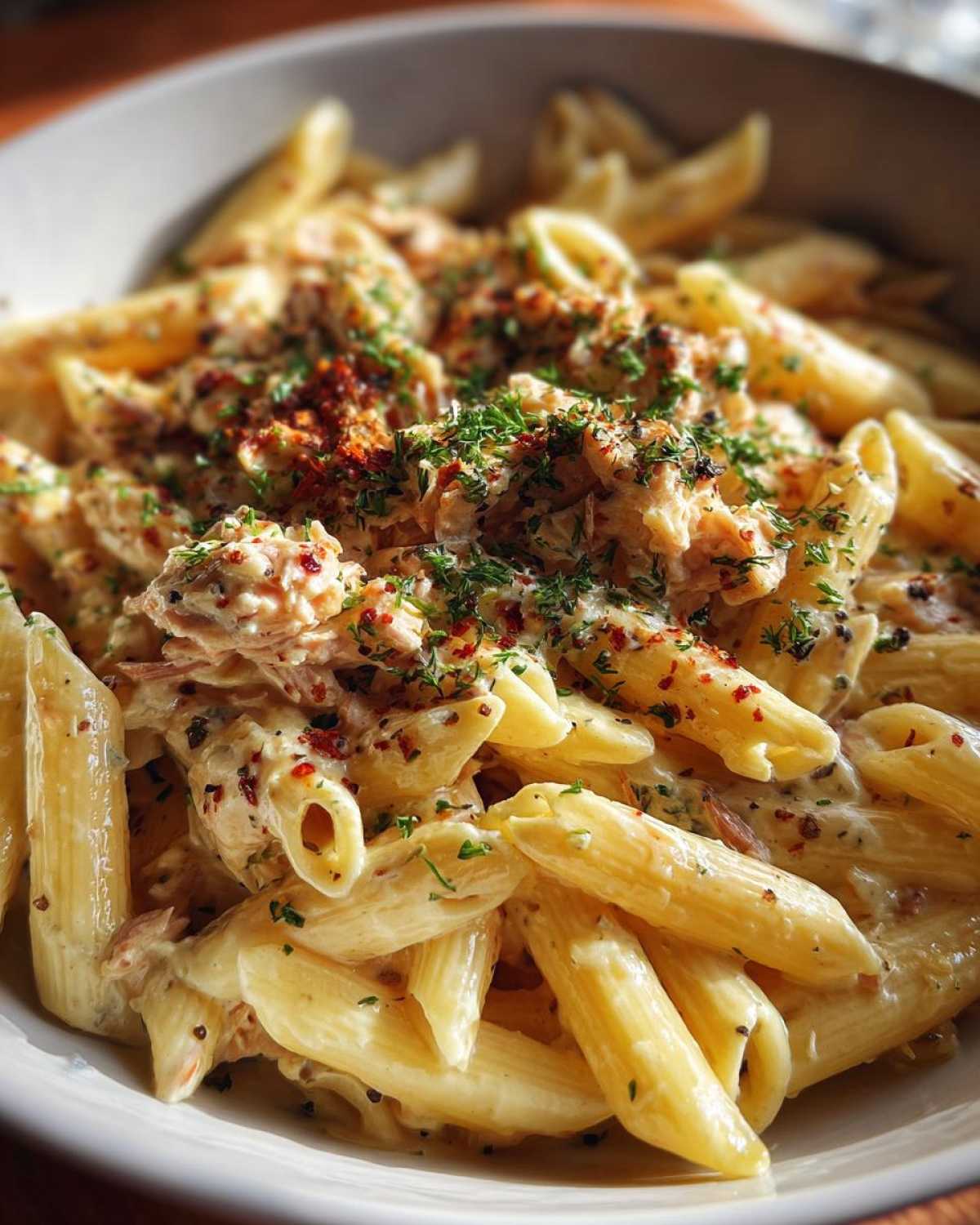 Creamy tuna pasta - detail 2