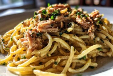 Creamy tuna pasta