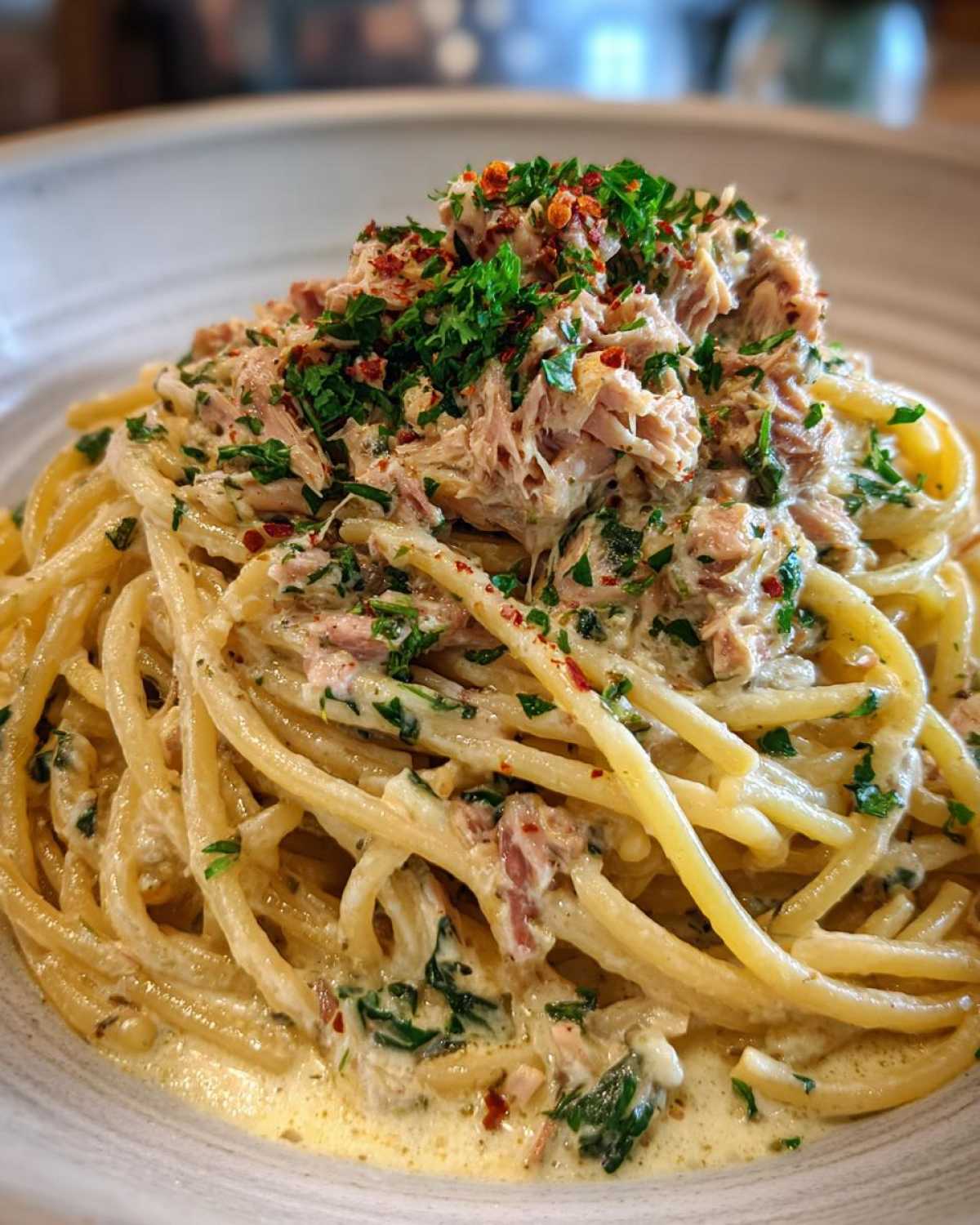 Creamy tuna pasta - detail 4